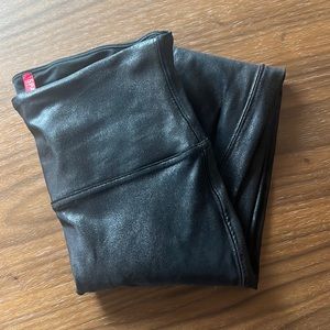 Spank Faux Leather Leggings